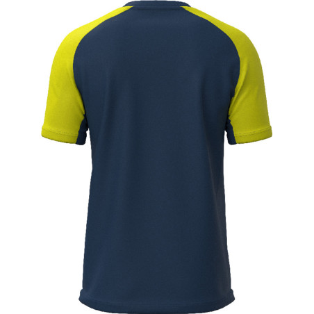 Maillot MIZUNO Meisaigara navy/yellow fluo dos