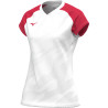 Maillot MIZUNO Meisaigara femme white/red