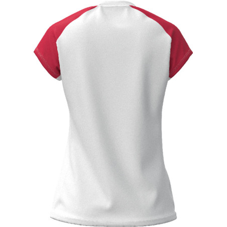 Maillot MIZUNO Meisaigara femme white/red dos