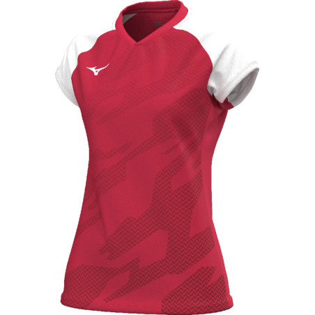 Maillot MIZUNO Meisaigara femme red/white