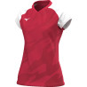 Maillot MIZUNO Meisaigara femme red/white