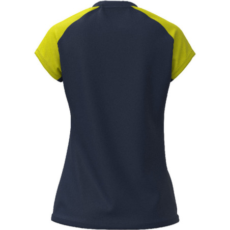 Maillot MIZUNO Meisaigara femme navy/yellow fluo dos