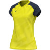 Maillot MIZUNO Meisaigara femme yellow fluo/navy