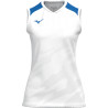 Debardeur MIZUNO Meisaigara femme white/royal