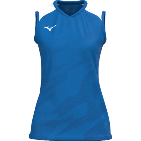 Debardeur MIZUNO Meisaigara femme royal/white