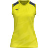 Debardeur MIZUNO Meisaigara femme yellow fluo/navy