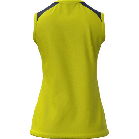 Debardeur MIZUNO Meisaigara femme yellow fluo/navy dos
