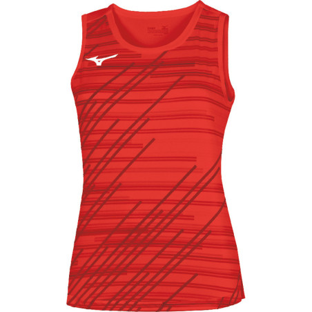 Debardeur MIZUNO CHIBA femme red
