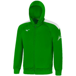 VESTE A CAPUCHE MIZUNO green