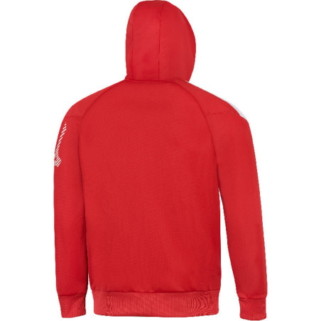 VESTE A CAPUCHE MIZUNO red dos
