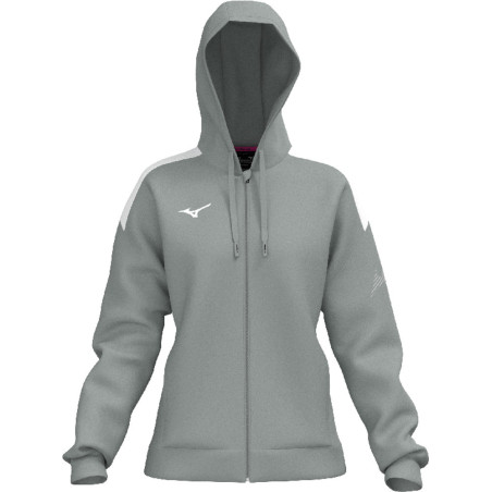 VESTE A CAPUCHE FEMME MIZUNO  ligrey