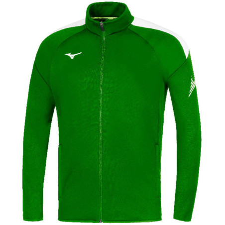 VESTE A CAPUCHE SWEAT MIZUNO green