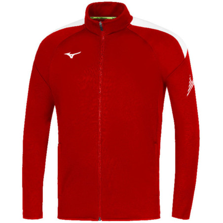 VESTE A CAPUCHE SWEAT MIZUNO red