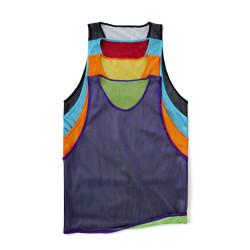 Chasuble ajourée Réversible bleu rouge 2