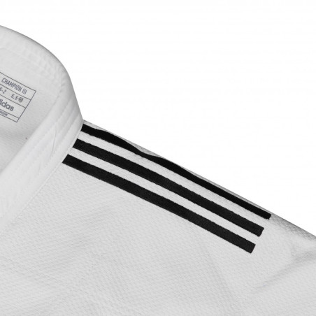 Kimono Judo Adidas Champion III Blanc Homologué IJF | CLUB-SHOP.fr