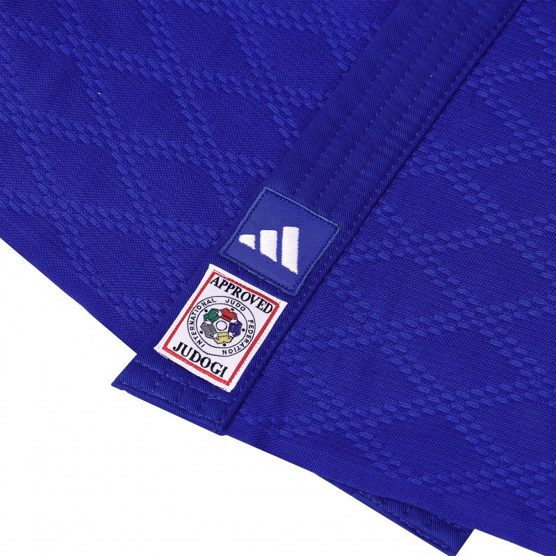 Kimono Judo Adidas Champion III Bleu Homologué IJF | CLUB-SHOP.fr