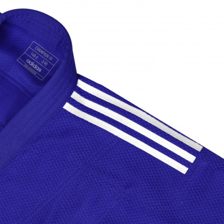 Kimono Judo Adidas Champion III Bleu Homologué IJF | CLUB-SHOP.fr