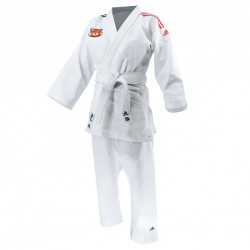 Kimono Judo Enfant Adidas Kodomo avec Mascotte France Judo | CLUB-SHOP.fr