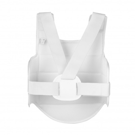 Plastron WKF ADIDAS Blanc Logo Bleu Homologué | CLUB-SHOP.fr