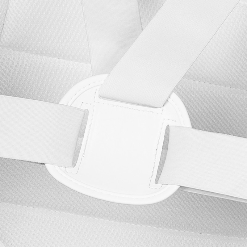 Plastron WKF ADIDAS Blanc Logo Bleu Homologué | CLUB-SHOP.fr