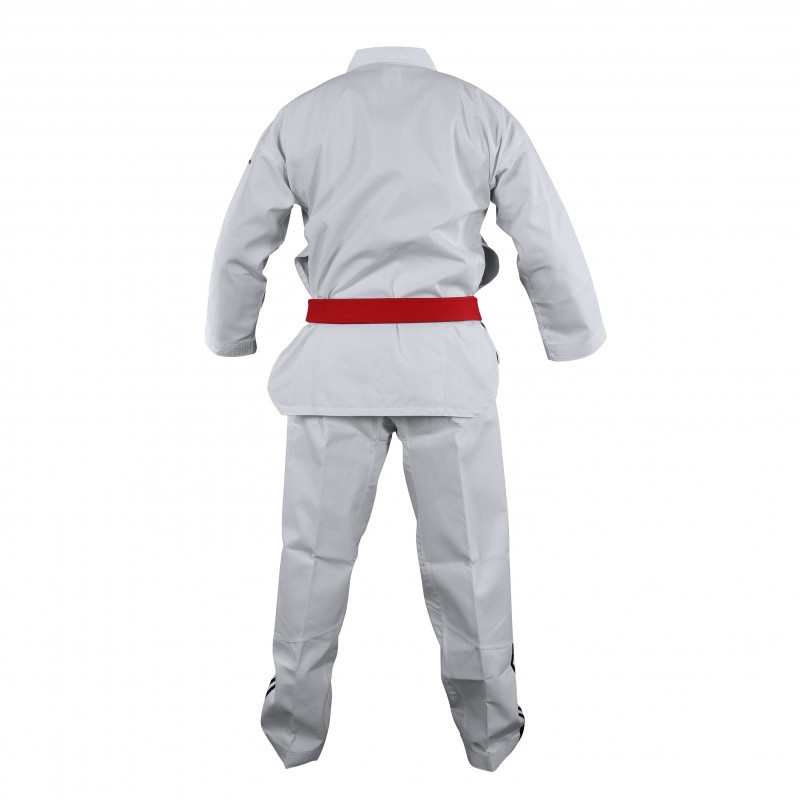 Dobok Adiclub Adidas Tissu Strié Taekwondo Entraînement | CLUB-SHOP.fr
