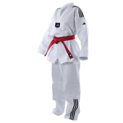 Dobok Adiclub Adidas Tissu Strié Taekwondo Entraînement | CLUB-SHOP.fr