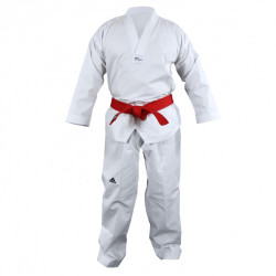 Dobok CHAMPION II Adidas Tissu Strié Col Blanc ou Noir | CLUB-SHOP.fr