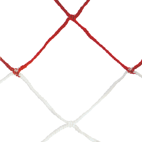 Filets Handball Bicolores 4mm PP Sans Nœuds Compétition | CLUB-SHOP.fr