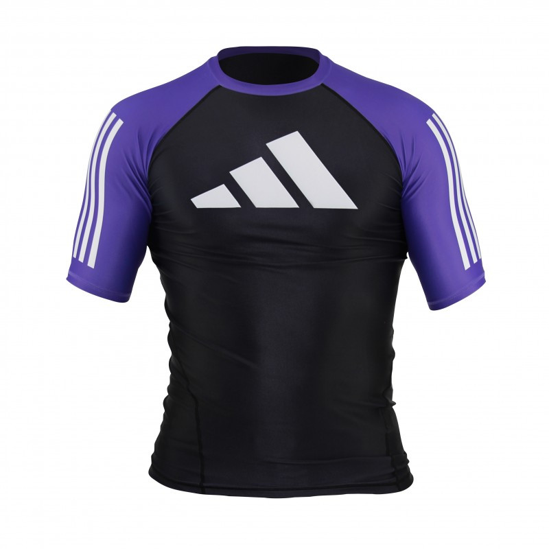 Rashguard manches courtes BJJ no-gi adidas | CLUB-SHOP.fr