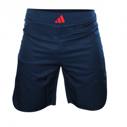 Short BJJ adidas bleu/blanc/rouge éco-responsable | CLUB-SHOP.fr