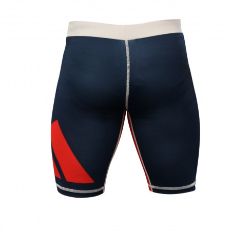 Short compression Vale Tudo adidas bleu/blanc/rouge | CLUB-SHOP.fr