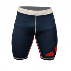 Short compression Vale Tudo adidas bleu/blanc/rouge | CLUB-SHOP.fr