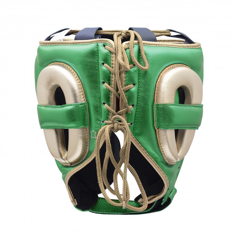 Casque de boxe Pro cuir Vert/Or – adidas | CLUB-SHOP.fr