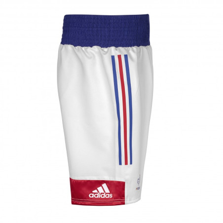 Short de boxe professionnel FFBoxe ADIDAS | CLUB-SHOP.fr