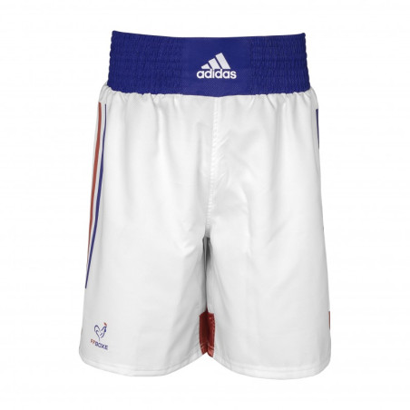 Short de boxe professionnel FFBoxe ADIDAS | CLUB-SHOP.fr