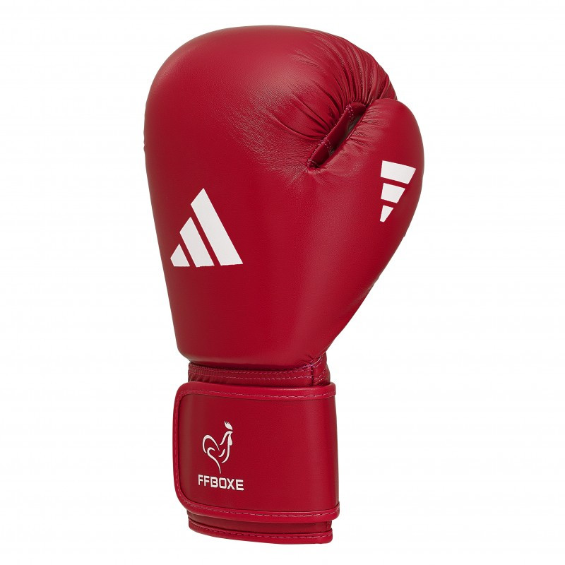 Gants de Boxe AIBA Velcro PU adidas FFBOXE | CLUB-SHOP.fr