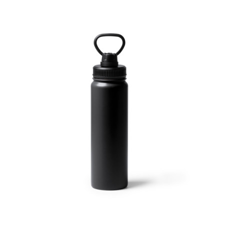 Bouteille de sport inox 750 ml double paroi avec poignée | CLUB-SHOP.fr