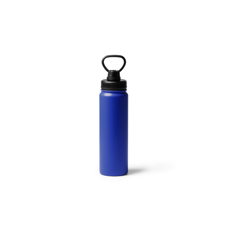 Bouteille de sport inox 750 ml double paroi avec poignée | CLUB-SHOP.fr