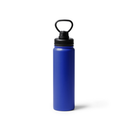 Bouteille de sport inox 750 ml double paroi avec poignée | CLUB-SHOP.fr