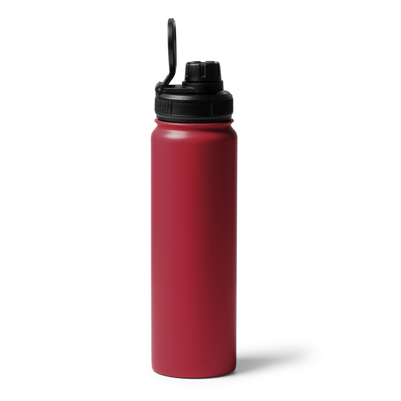 Bouteille de sport inox 750 ml double paroi avec poignée | CLUB-SHOP.fr