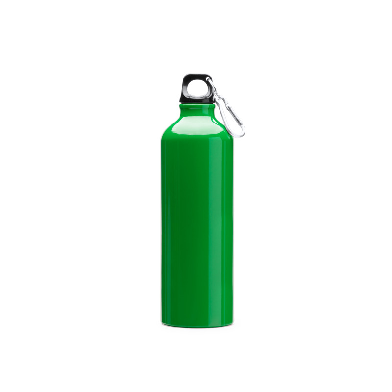 Bidon aluminium 800 ml avec mousqueton pratique | CLUB-SHOP.fr