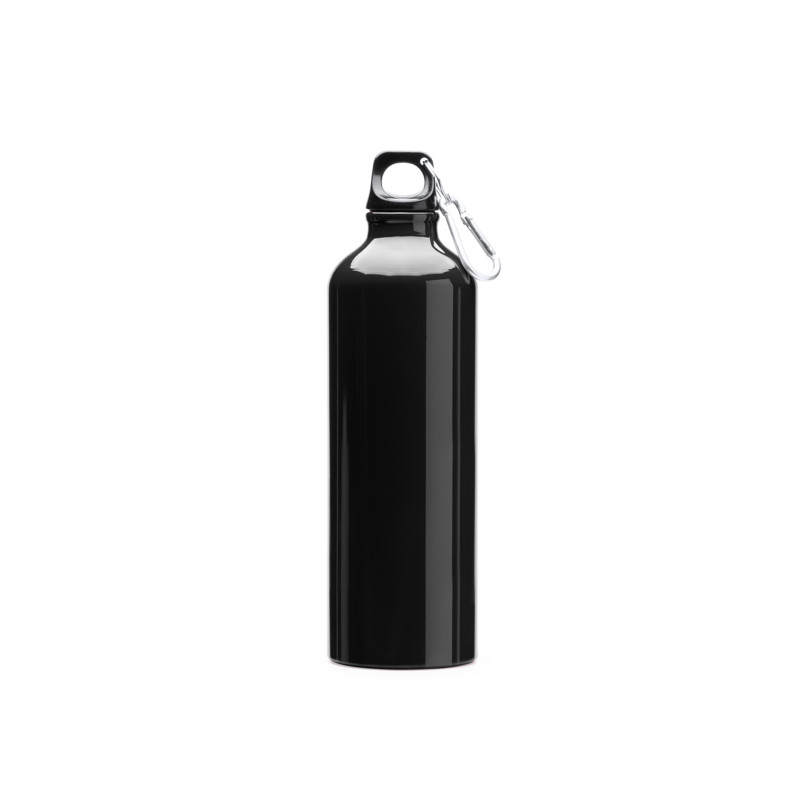 Bidon aluminium 800 ml avec mousqueton pratique | CLUB-SHOP.fr
