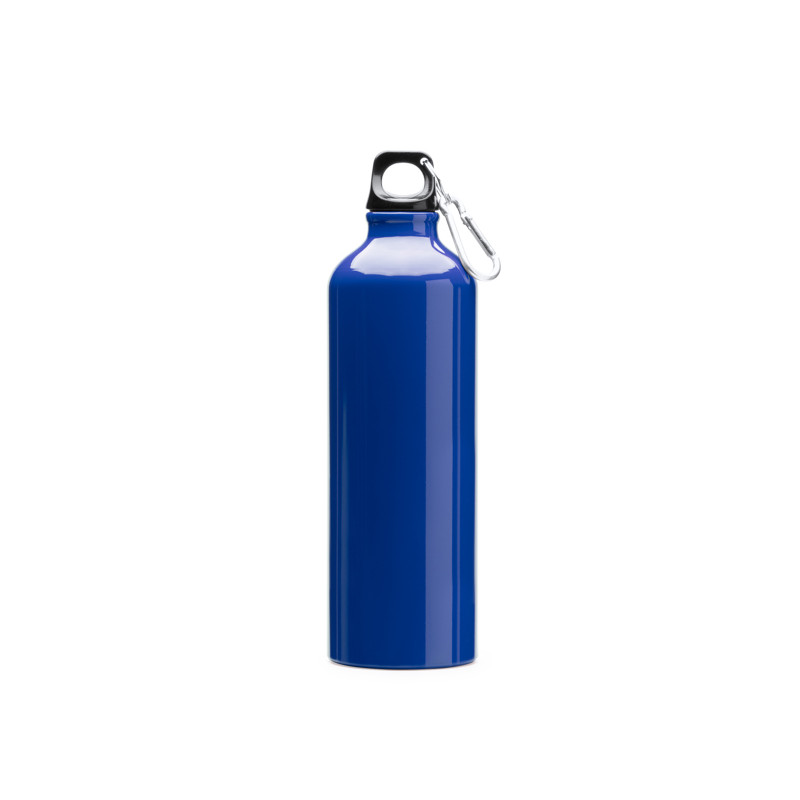 Bidon aluminium 800 ml avec mousqueton pratique | CLUB-SHOP.fr