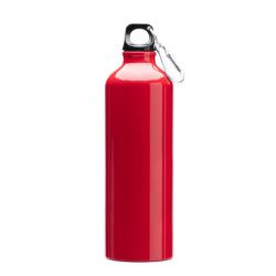 Bidon aluminium 800 ml avec mousqueton pratique | CLUB-SHOP.fr