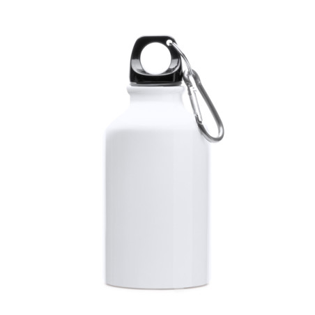 Gourde aluminium 330 ml avec mousqueton assorti | CLUB-SHOP.fr