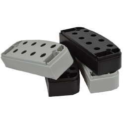 Lot de 2 rehausses pour step de fitness – 5 cm de hauteur en plus (4 pièces)