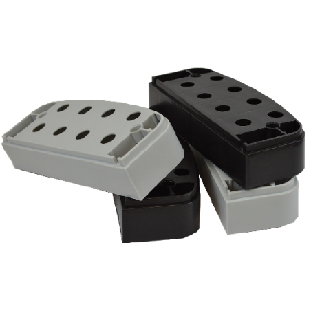 Lot de 2 rehausses pour step de fitness – 5 cm de hauteur en plus (4 pièces)