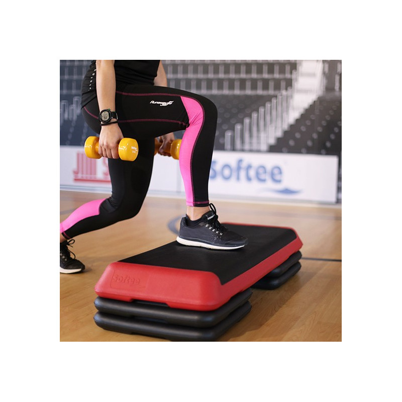 Step professionnel Softee 4 pieds 20 cm | CLUB-SHOP.fr