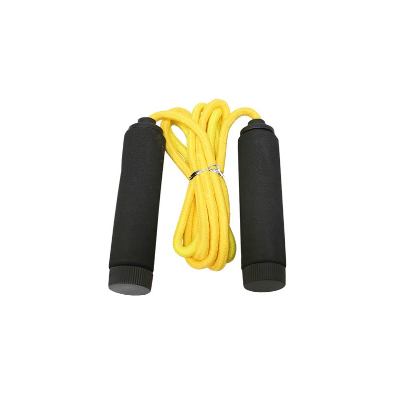 Corde à sauter Softee 2,60 m à poignées mousse pour le fitness | CLUB-SHOP