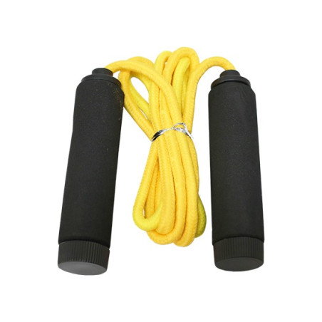 Corde à sauter Softee 2,60 m à poignées mousse pour le fitness | CLUB-SHOP